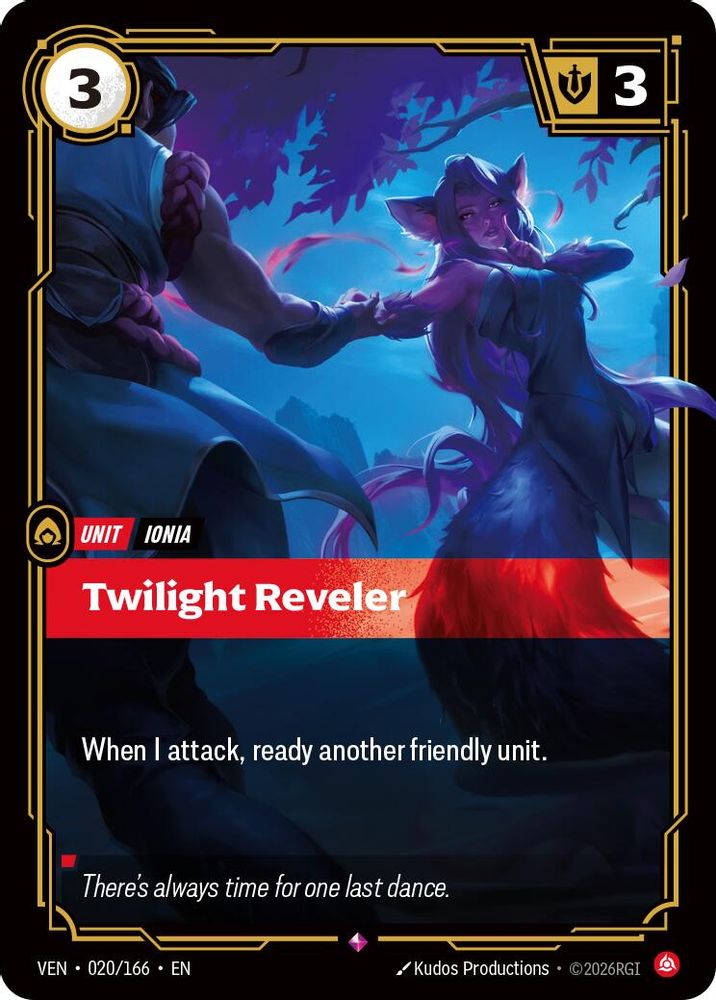 020/166 * Twilight Reveler (Foil) * Rare * Vendetta