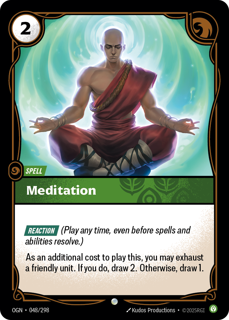 OGN-048 * Meditation * Common * Origins