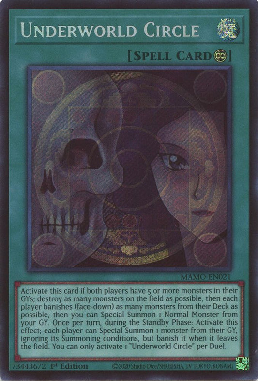 MAMO-EN021 * Underworld Circle * Secret Rare * Magnificent Monsters