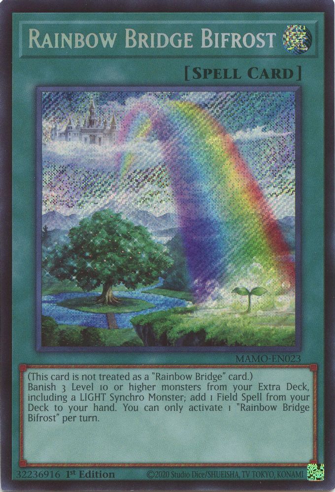 MAMO-EN023 * Rainbow Bridge Bifrost * Secret Rare * Magnificent Monsters