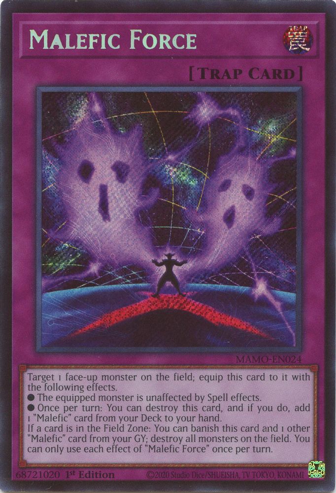 MAMO-EN024 * Malefic Force * Secret Rare * Magnificent Monsters