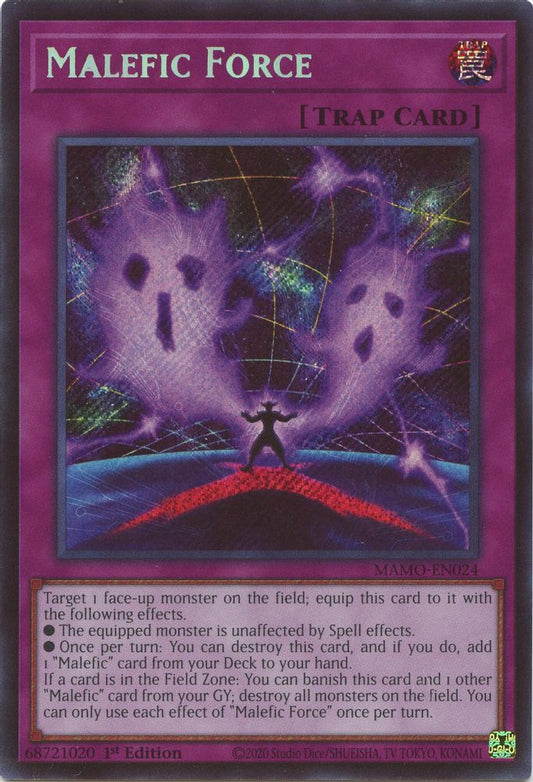MAMO-EN024 * Malefic Force * Secret Rare * Magnificent Monsters