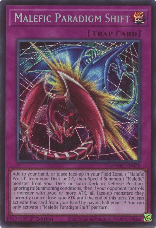 MAMO-EN025 * Malefic Paradigm Shift * Secret Rare * Magnificent Monsters