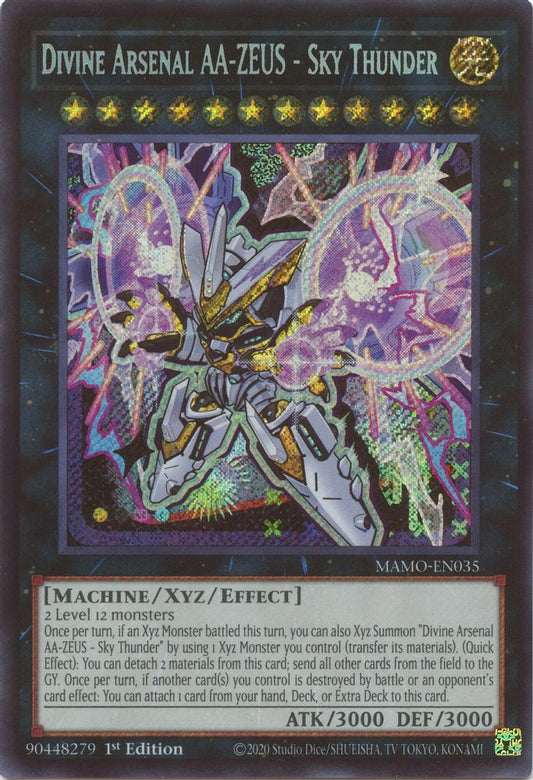 MAMO-EN035 * Divine Arsenal AA-ZEUS - Sky Thunder * Secret Rare * Magnificent Monsters