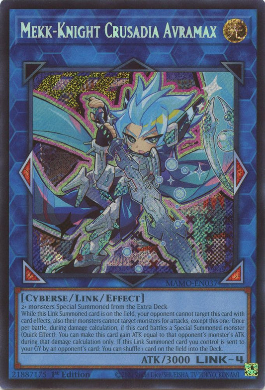 MAMO-EN037 * Mekk-Knight Crusadia Avramax * Secret Rare * Magnificent Monsters