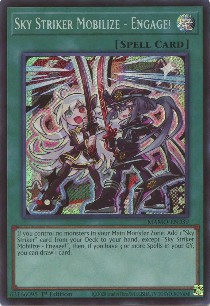 MAMO-EN039 * Sky Striker Mobilize - Engage! * Secret Rare * Magnificent Monsters