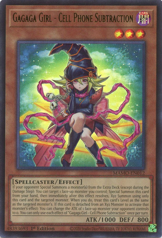 MAMO-EN012 * Gagaga Girl - Cell Phone Subtraction * Ultra Rare * Magnificent Monsters