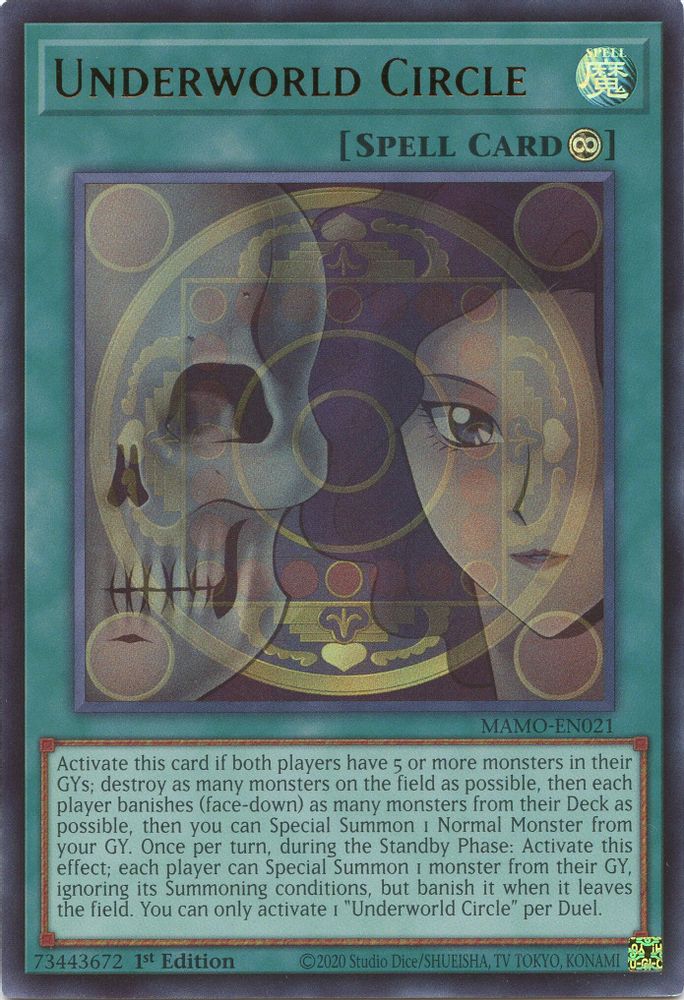 MAMO-EN021 * Underworld Circle * Ultra Rare * Magnificent Monsters