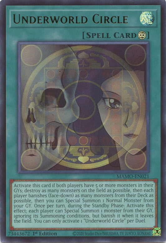 MAMO-EN021 * Underworld Circle * Ultra Rare * Magnificent Monsters