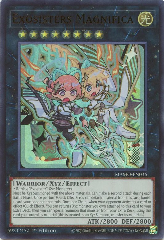 MAMO-EN036 * Exosisters Magnifica * Ultra Rare * Magnificent Monsters