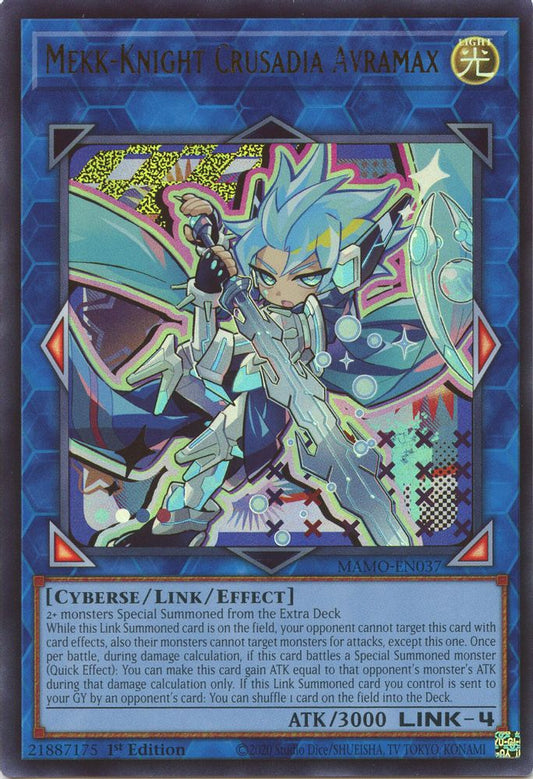 MAMO-EN037 * Mekk-Knight Crusadia Avramax * Ultra Rare * Magnificent Monsters