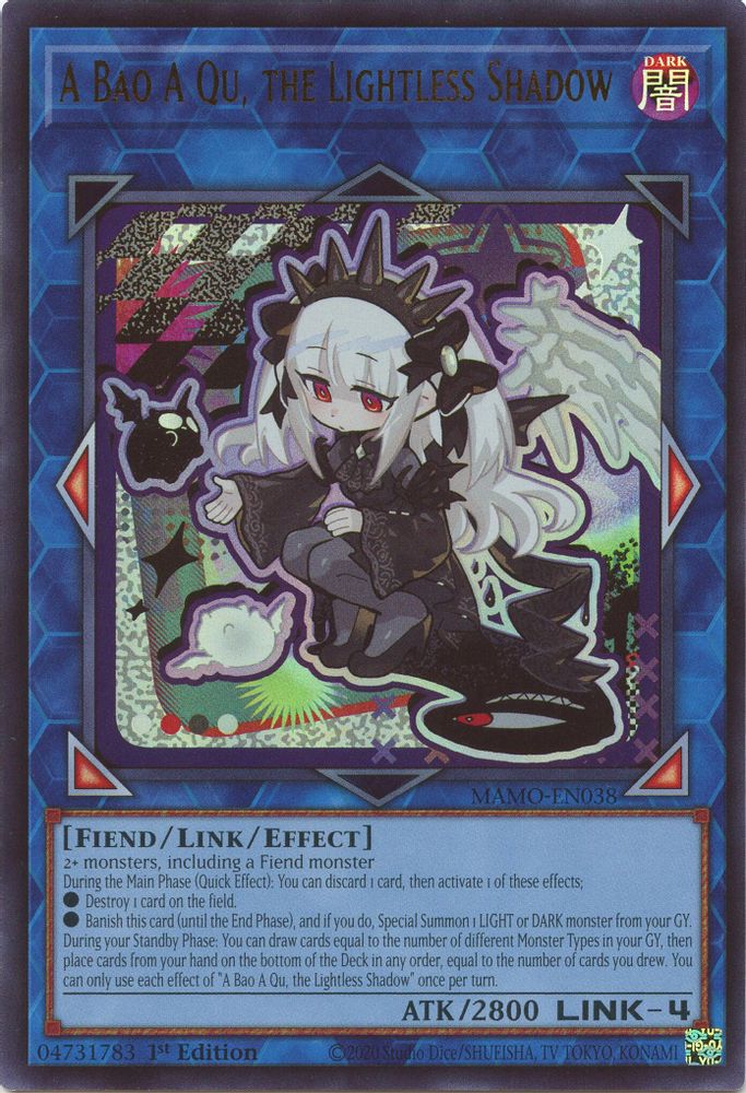 MAMO-EN038 * A Bao A Qu, the Lightless Shadow * Ultra Rare * Magnificent Monsters