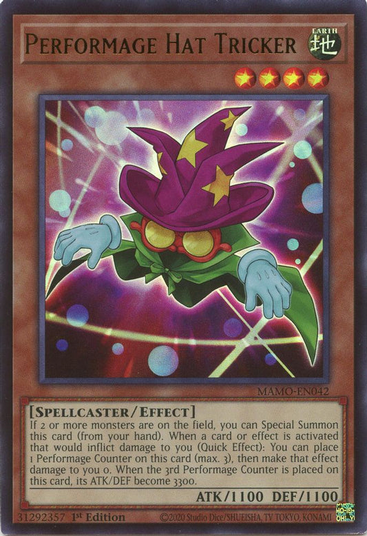 MAMO-EN042 * Performage Hat Tricker * Ultra Rare * Magnificent Monsters