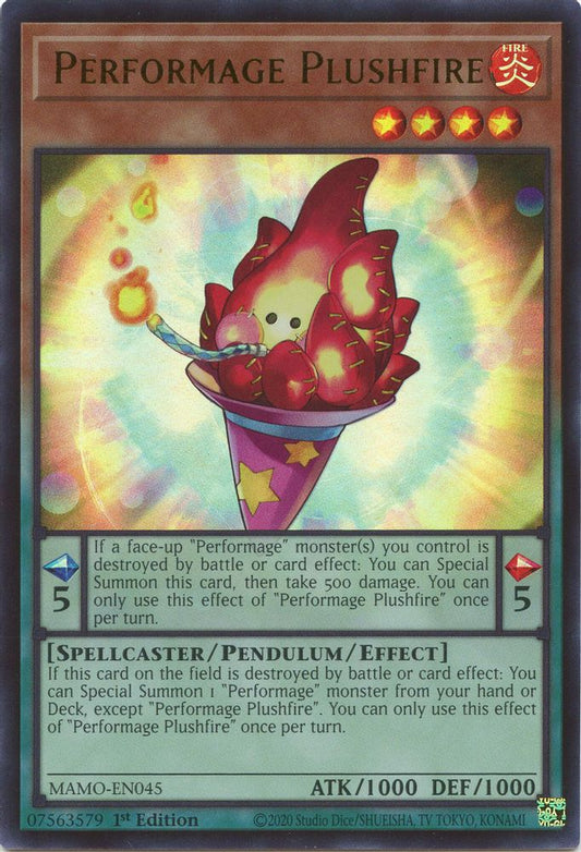 MAMO-EN045 * Performage Plushfire * Ultra Rare * Magnificent Monsters