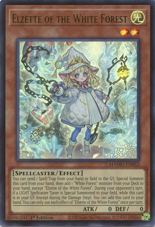 MAMO-EN052 * Elzette of the White Forest * Ultra Rare * Magnificent Monsters