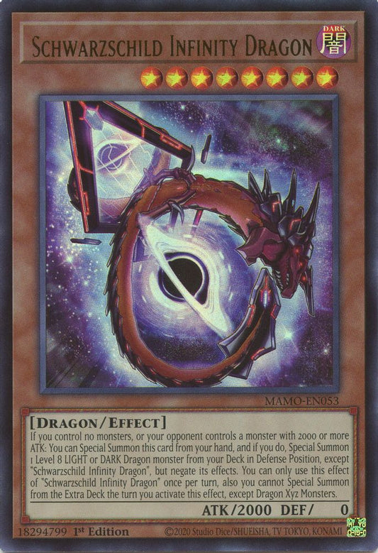 MAMO-EN053 * Schwarzschild Infinity Dragon * Ultra Rare * Magnificent Monsters