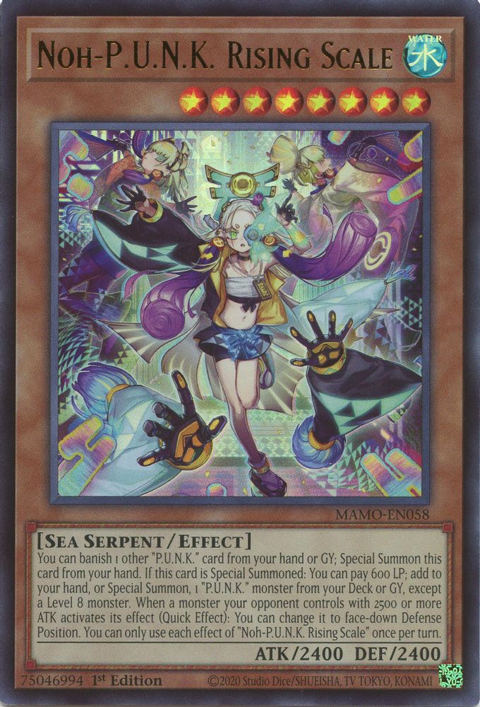 MAMO-EN058 * Noh-P.U.N.K. Rising Scale * Ultra Rare * Magnificent Monsters
