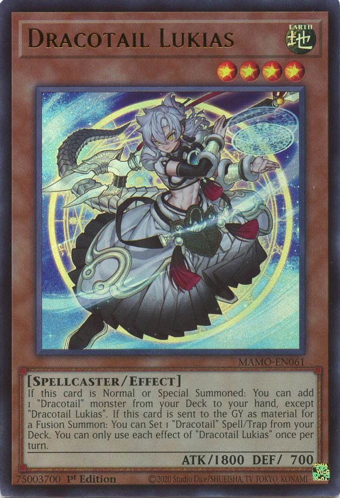 MAMO-EN061 * Dracotail Lukias * Ultra Rare * Magnificent Monsters