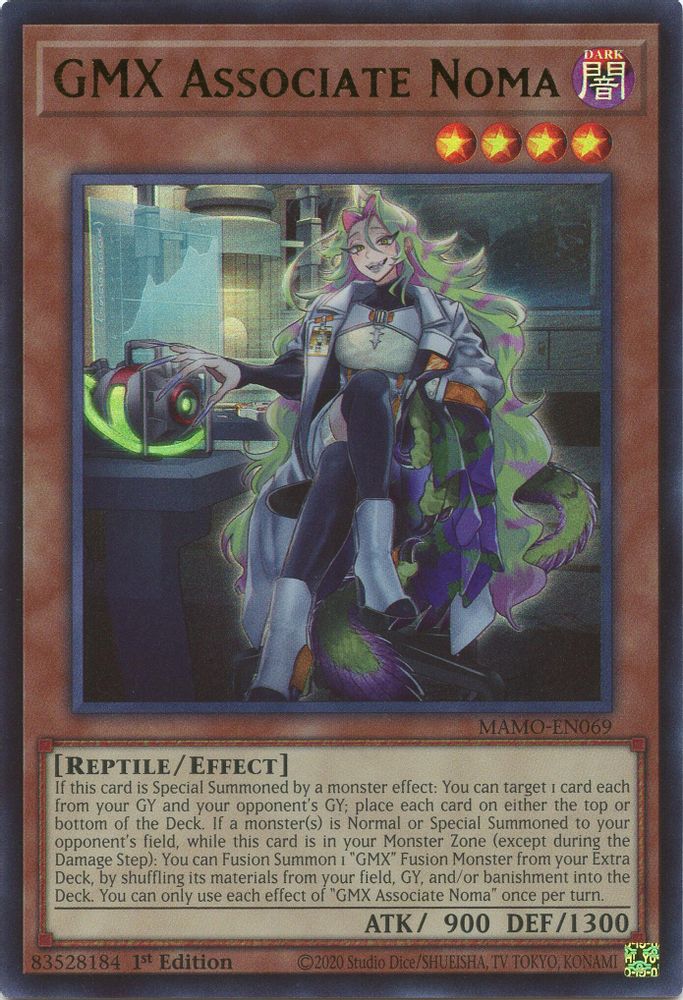 MAMO-EN069 * GMX Associate Noma * Ultra Rare * Magnificent Monsters