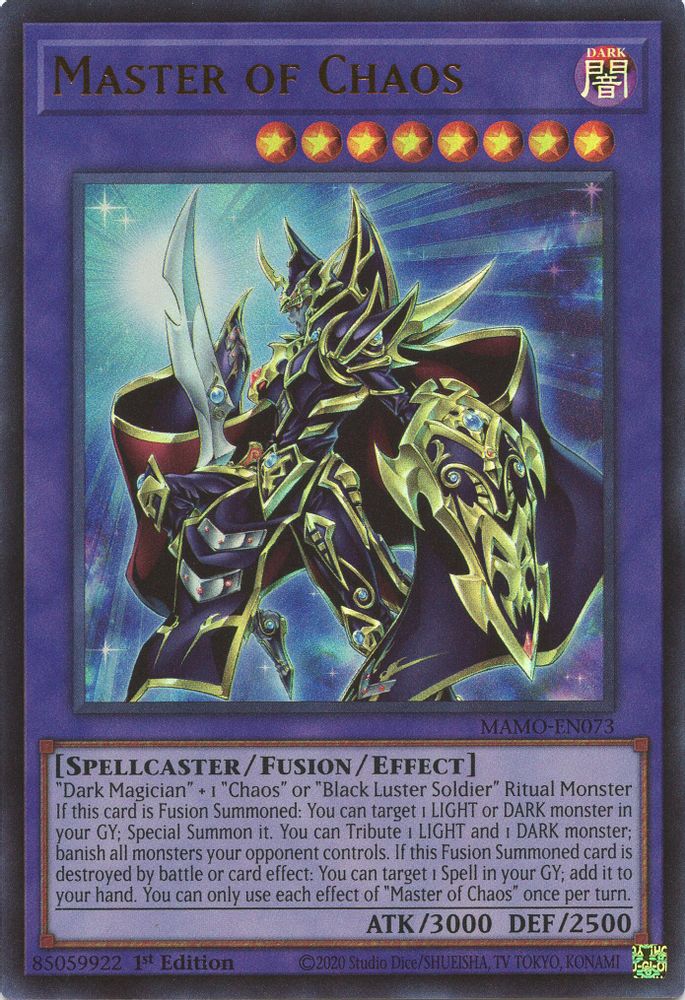 MAMO-EN073 * Master of Chaos * Ultra Rare * Magnificent Monsters