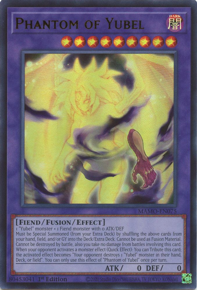 MAMO-EN075 * Phantom of Yubel * Ultra Rare * Magnificent Monsters