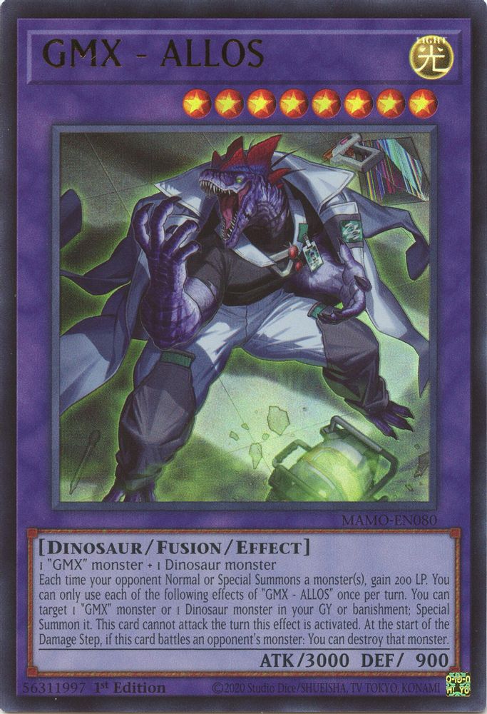 MAMO-EN080 * GMX - ALLOS * Ultra Rare * Magnificent Monsters