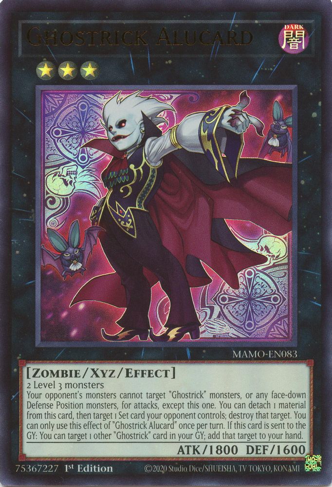 MAMO-EN083 * Ghostrick Alucard * Ultra Rare * Magnificent Monsters