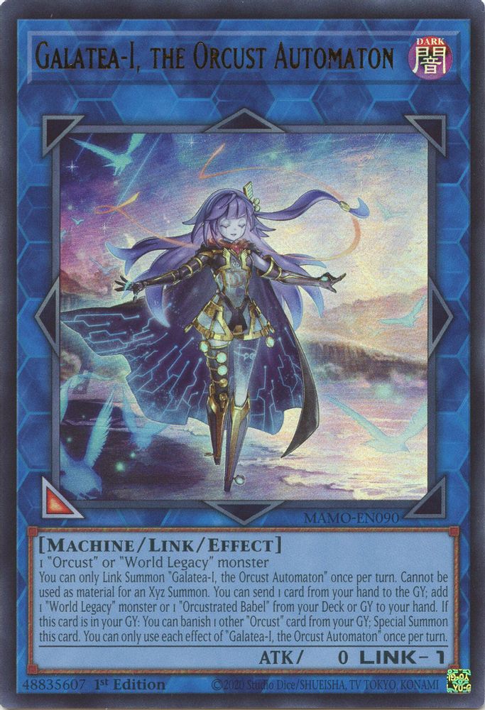 MAMO-EN090 * Galatea-I, the Orcust Automaton * Ultra Rare * Magnificent Monsters