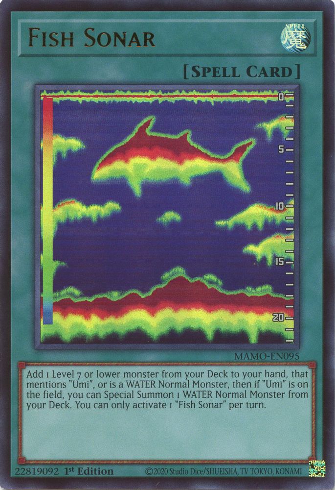 MAMO-EN095 * Fish Sonar * Ultra Rare * Magnificent Monsters