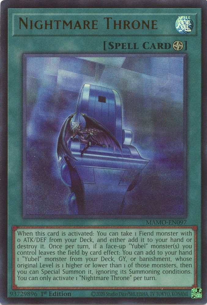 MAMO-EN097 * Nightmare Throne * Ultra Rare * Magnificent Monsters