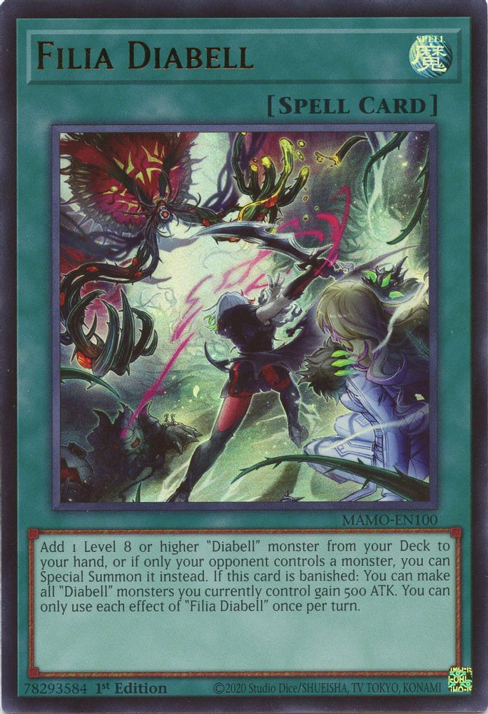 MAMO-EN100 * Filia Diabell * Ultra Rare * Magnificent Monsters