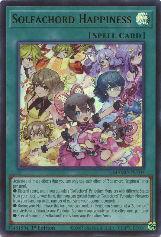 MAMO-EN103 * Solfachord Happiness * Ultra Rare * Magnificent Monsters