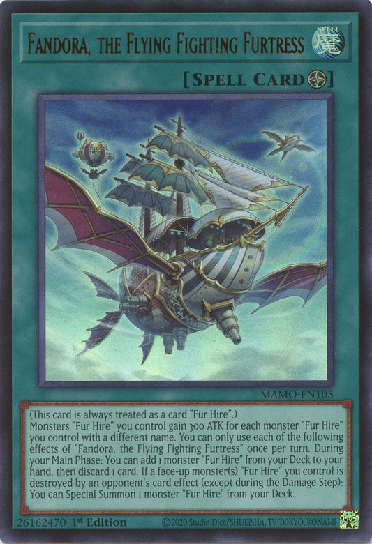 MAMO-EN105 * Fandora, the Flying Fighting Furtress * Ultra Rare * Magnificent Monsters