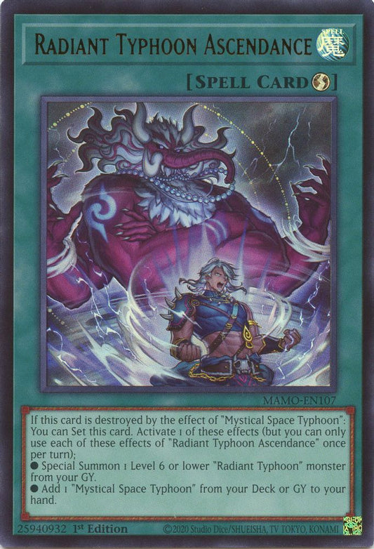 MAMO-EN107 * Radiant Typhoon Ascendance * Ultra Rare * Magnificent Monsters