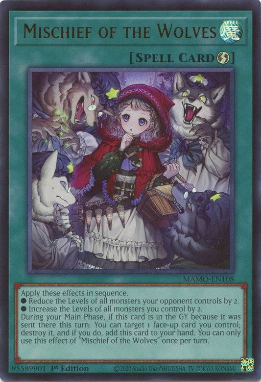 MAMO-EN108 * Mischief of the Wolves * Ultra Rare * Magnificent Monsters