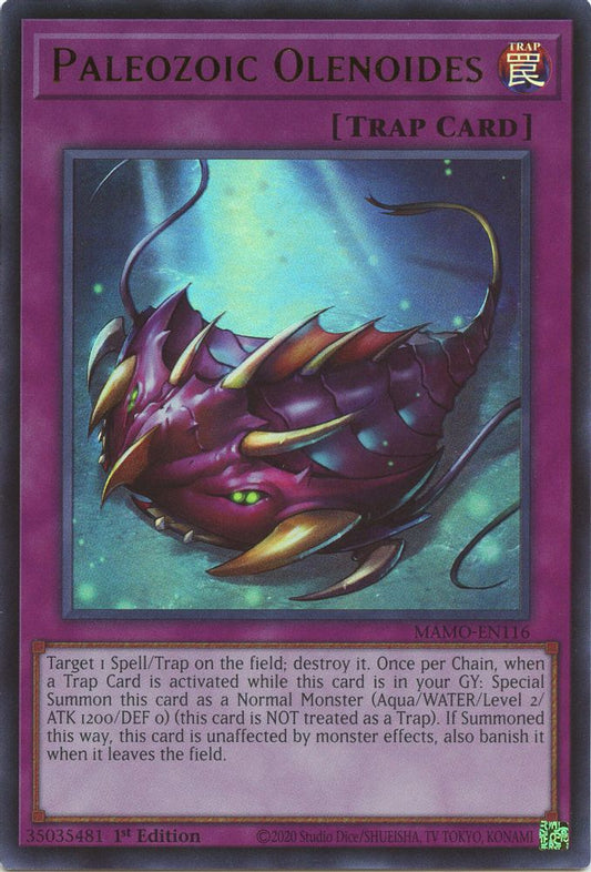 MAMO-EN116 * Paleozoic Olenoides * Ultra Rare * Magnificent Monsters