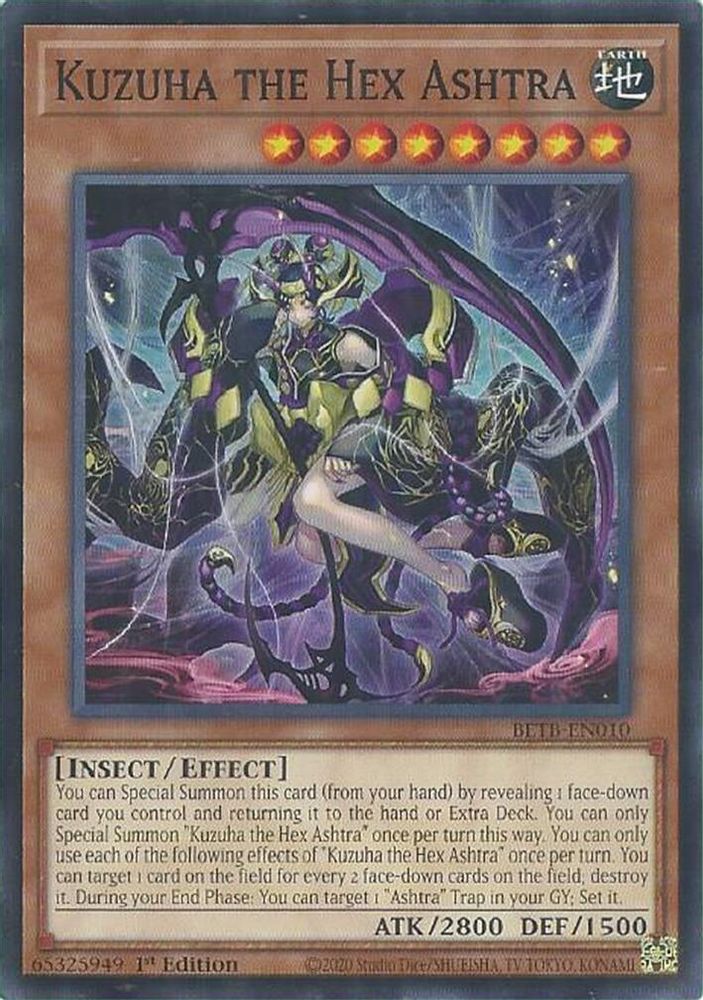 BETB-EN010 * Kuzuha the Hex Ashtra * Common * Beyond the Brave