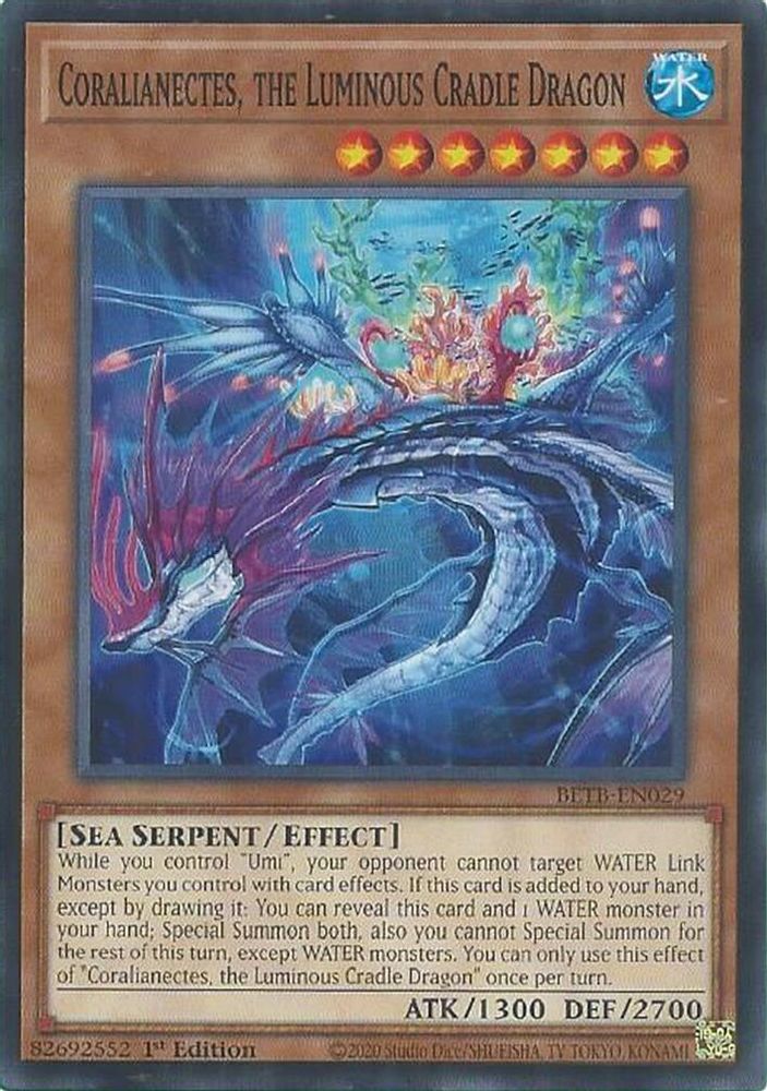 BETB-EN029 * Coralianectes, the Luminous Cradle Dragon * Common * Beyond the Brave