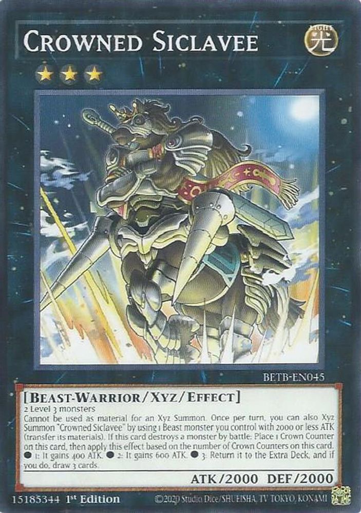 BETB-EN045 * Crowned Siclavee * Common * Beyond the Brave