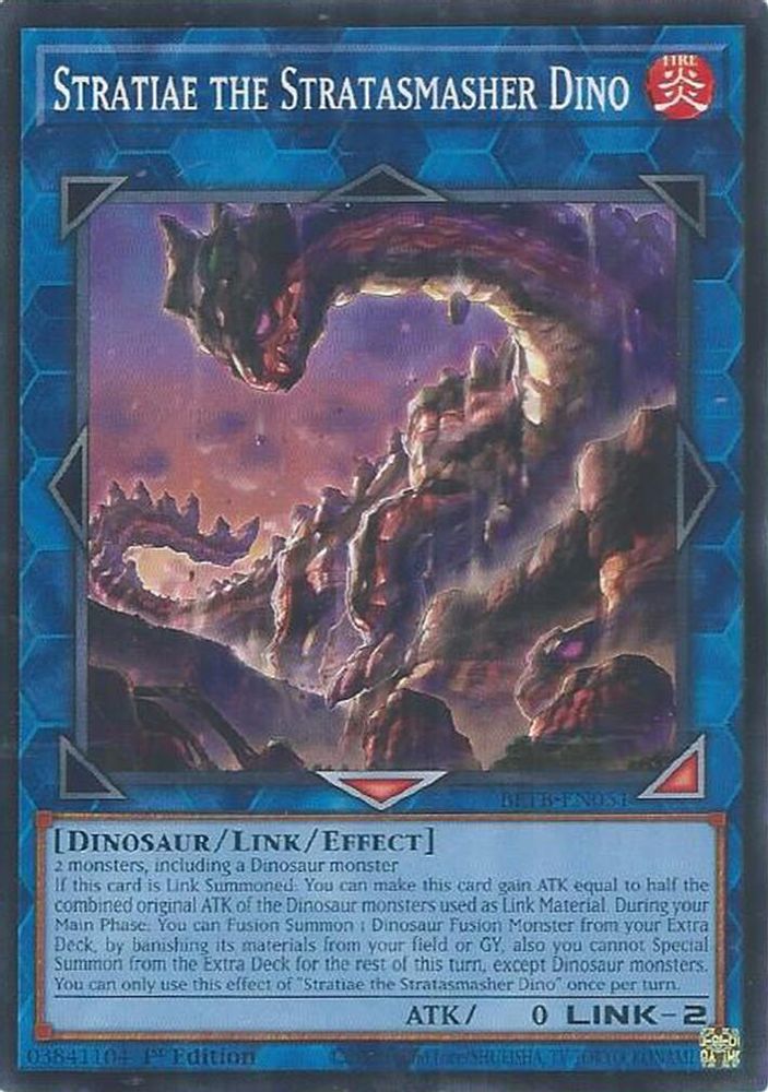 BETB-EN051 * Stratiae the Stratasmasher Dino * Common * Beyond the Brave