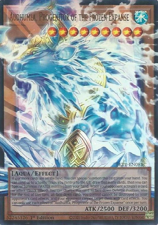 BETB-EN081 * Audhumla, Progenitor of the Frozen Expanse (Extended Art) * Ultra Rare * Beyond the Brave
