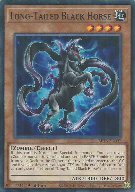 BETB-EN097 * Long-Tailed Black Horse * Common * Beyond the Brave