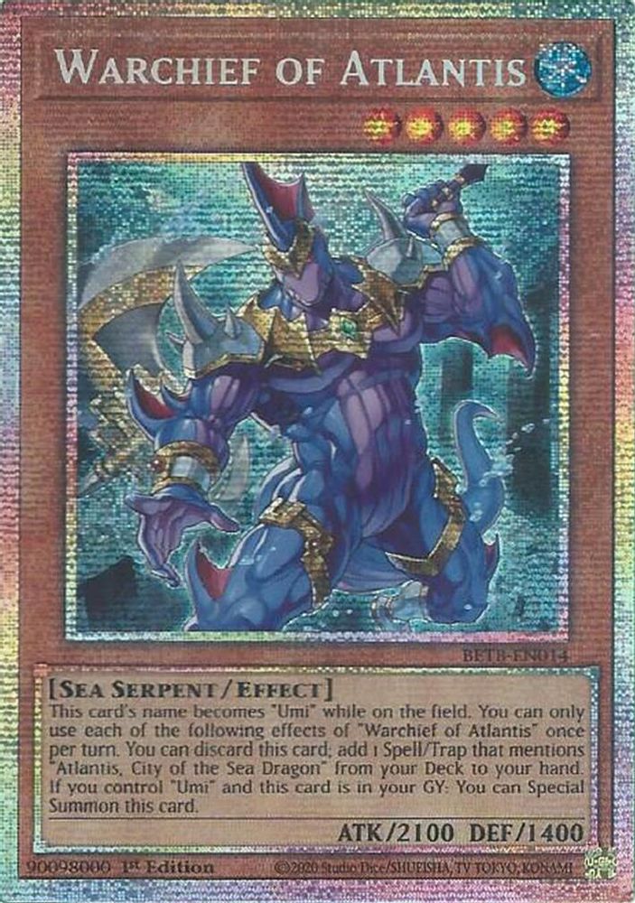 BETB-EN014 * Warchief of Atlantis * Starlight Rare * Beyond the Brave
