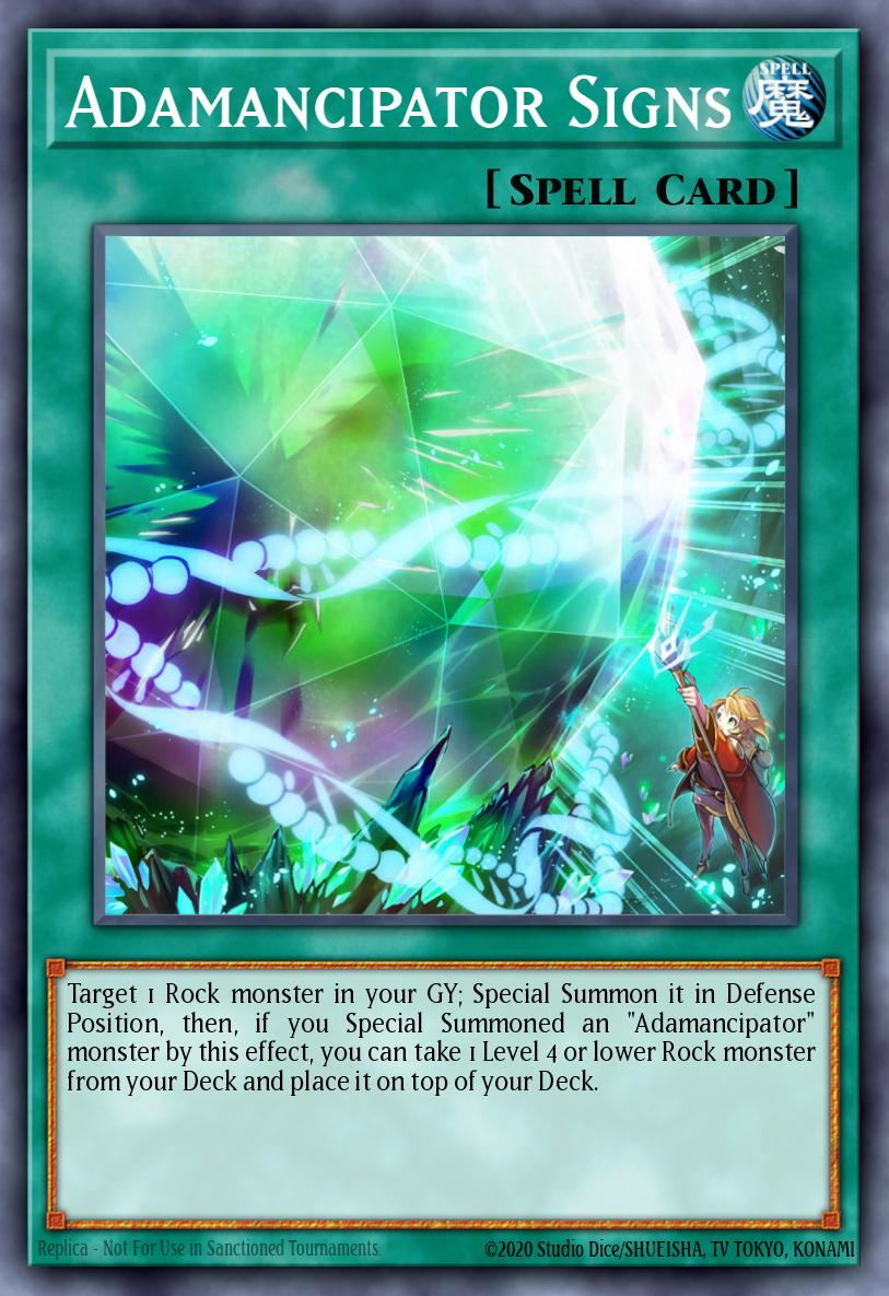 Adamancipator Signs * Prismatic Secret Rare * MP21-EN234