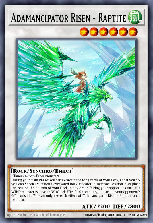 Adamancipator Risen - Raptite * Ultra Rare * MP21-EN231