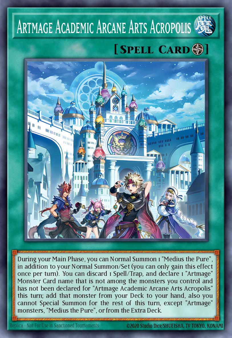 MAMO-EN101 * Artmage Academic Arcane Arts Acropolis * Ultra Rare * Magnificent Monsters
