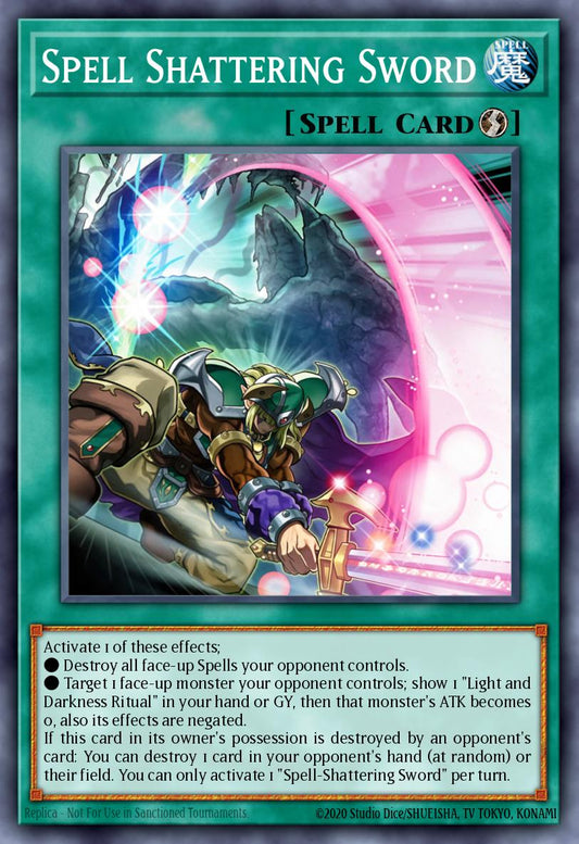 BETB-EN064 * Spell Shattering Sword * Common * Beyond the Brave