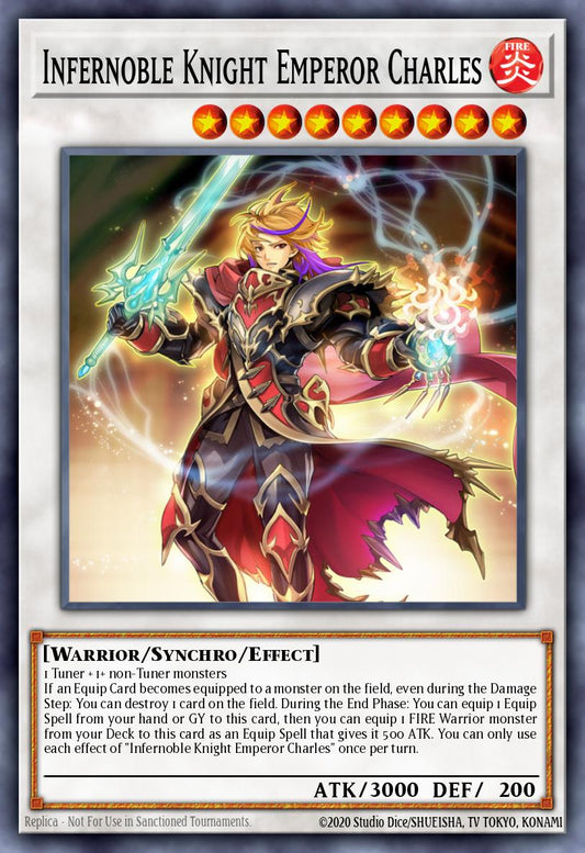 Infernoble Knight Emperor Charles * Rare * MP21-EN127