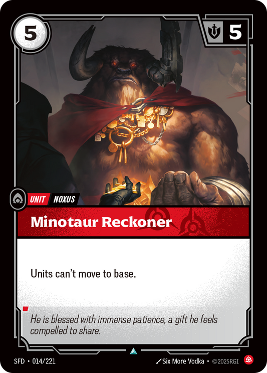 Minotaur Reckoner * Uncommon * SFD-014