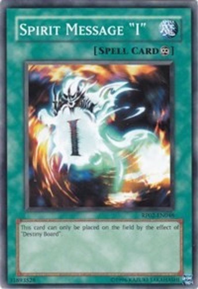 Spirit Message "I" * Common * RP02-EN046
